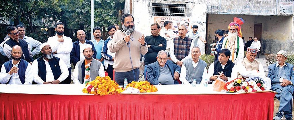 कांग्रेस ने फरीदाबाद को बसाने का काम किया, भाजपा लोगों को उजाड़ने में लगी : बृजेन्द्र