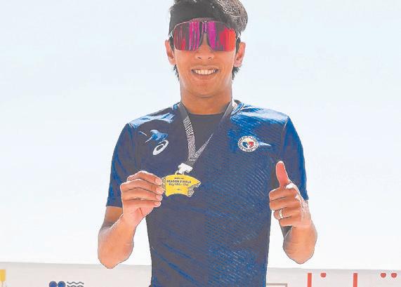 Chicano rules Jeddah Tribe triathlon series in Saudi