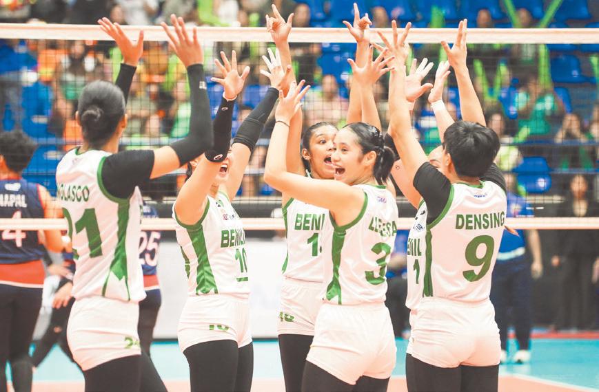 CSB Lady Blazers secure 'four-peat' championship by sweeping Letran