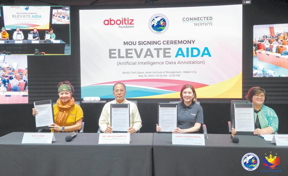 Aboitiz Foundation, OPAPRU partner for digital skills training