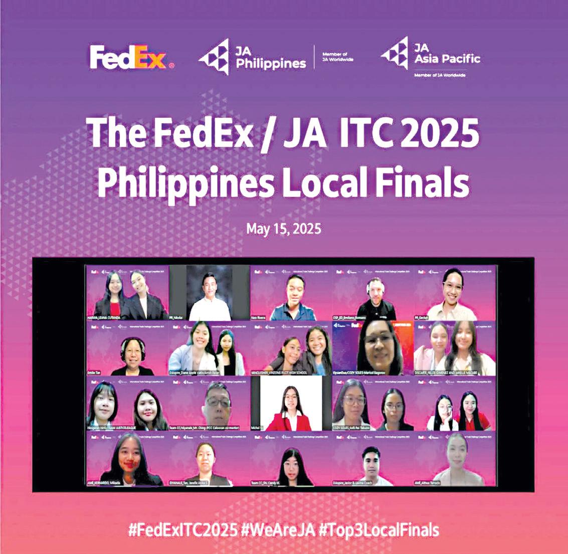 Filipino student-entrepreneurs to compete at the 2025 FedEx/JA International Trade Challenge Asia-Pacific finals
