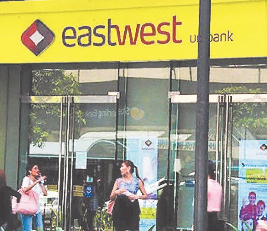 EastWest Bank optimistic on income prospects