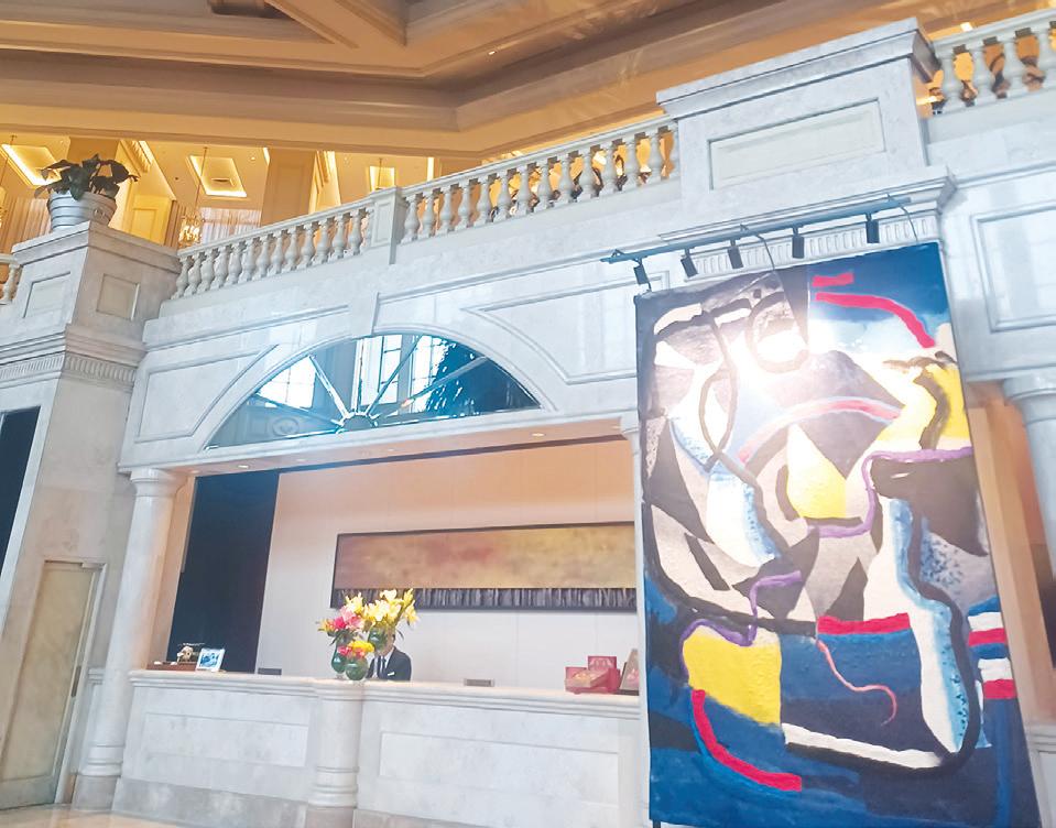 Afternoon tea amidst the tapestries of Aguilar Alcuaz