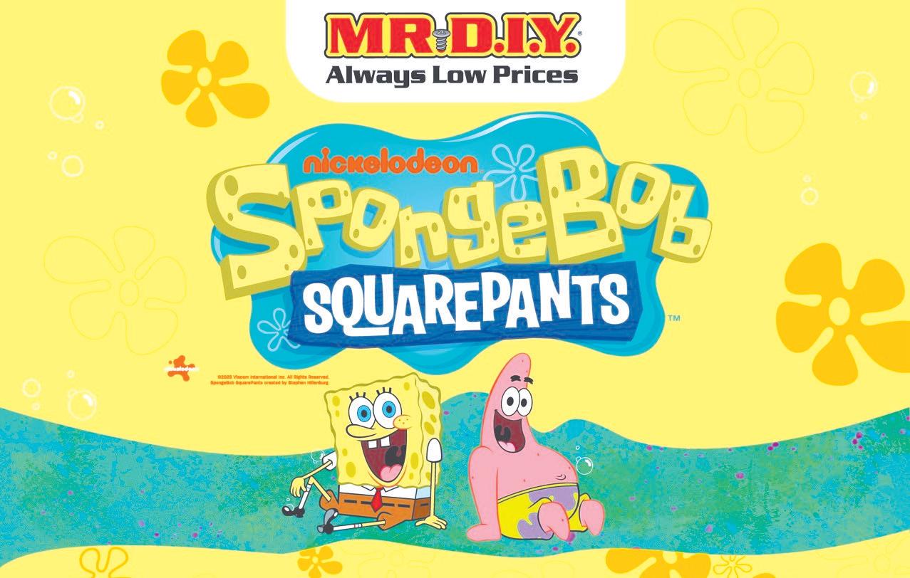 MR.DIY releases SpongeBob Squarepants back-to-school merch