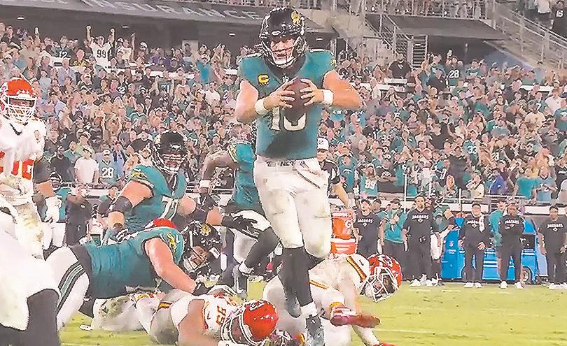 Trevor Lawrence’s dramatic late TD lifts Jaguars over KC Chiefs