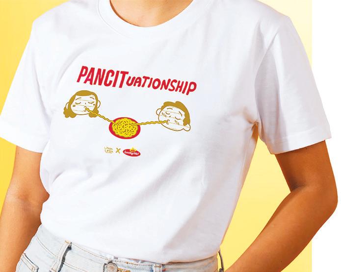Lucky Me-rch: Pancit hops from plates to T-shirts
