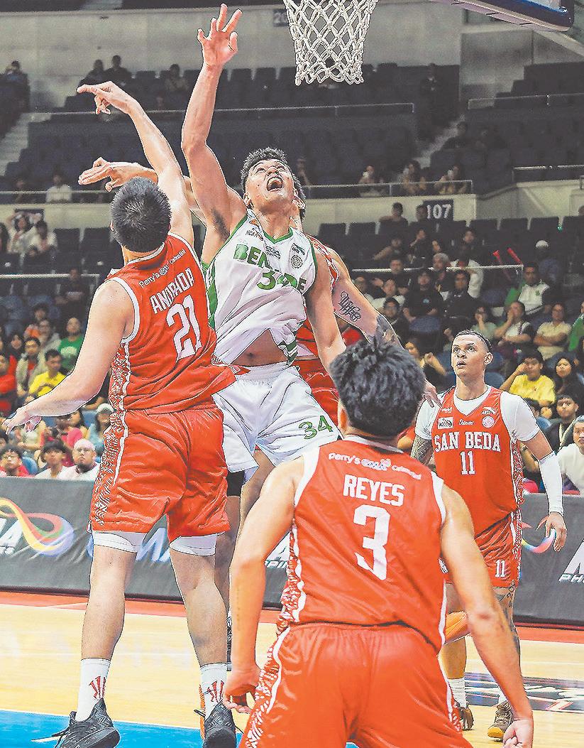 Miller, San Beda battle JRU Bombers in NCAA 101