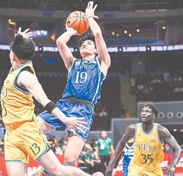 FEU beats Ateneo to start the second round of UAAP 88