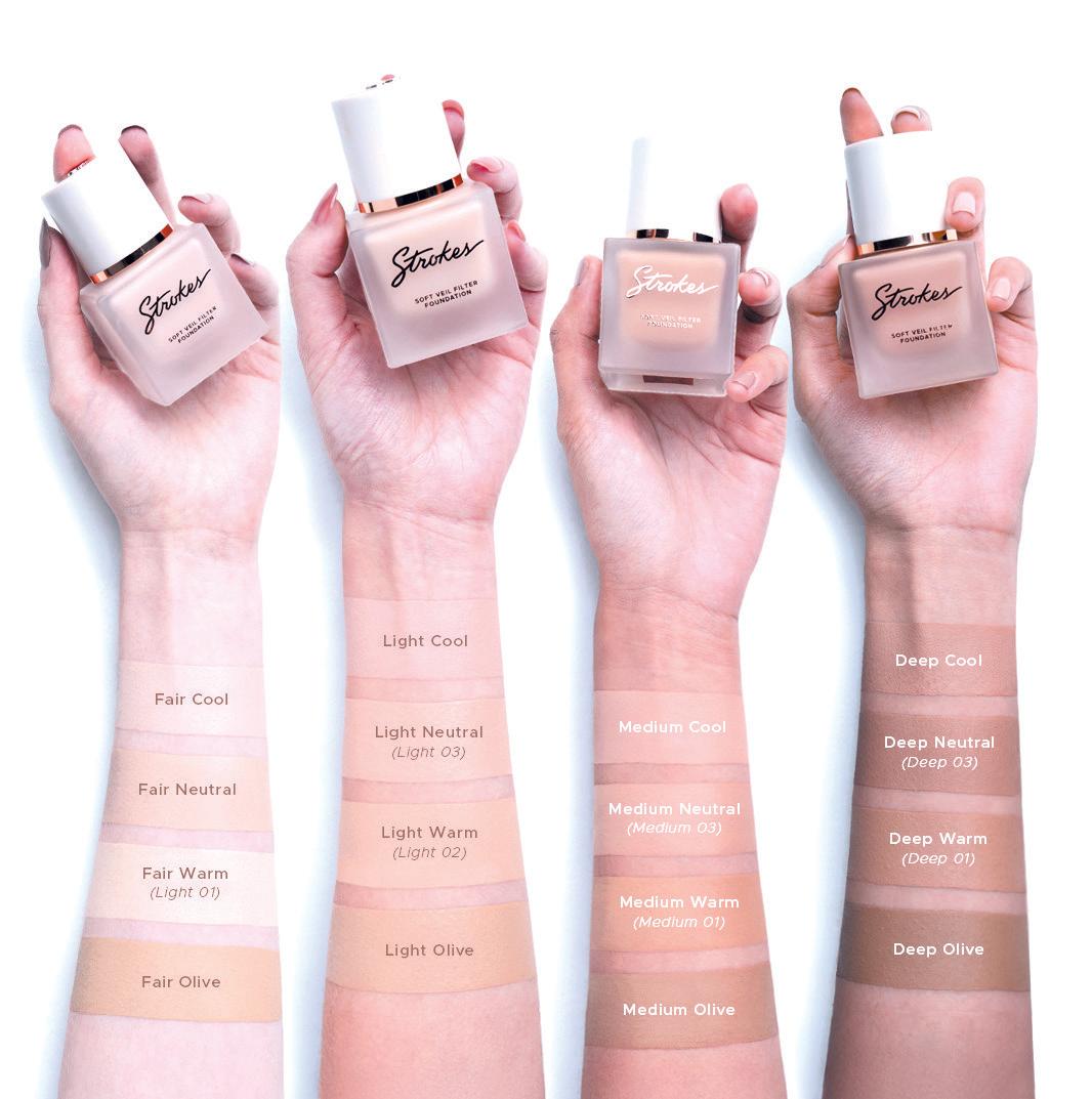 Strokes Beauty Lab expands Soft Veil Filter Foundation to 16 shades