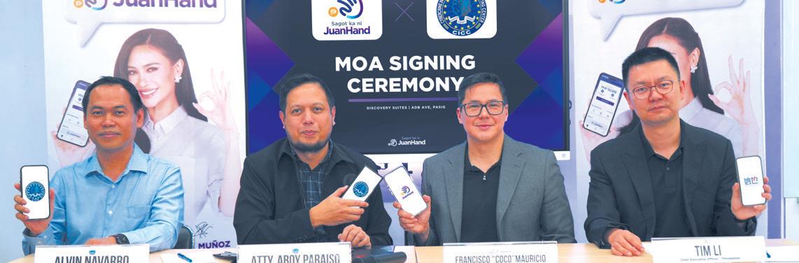 CICC, JuanHand ink partnership toward cybercrime prevention