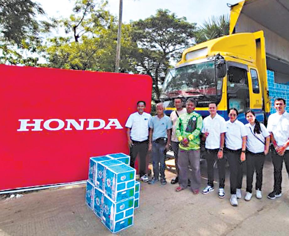 Honda Foundation extends aid to Typhoon Tino survivors
