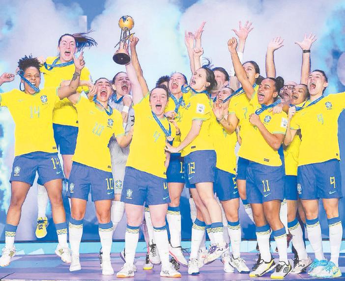 Brazil crowned first World Cup champion of women’s futsal
