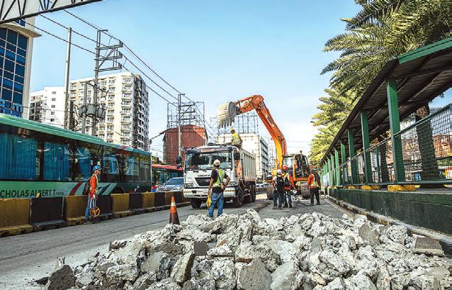 Infrastructure spending falls 40%