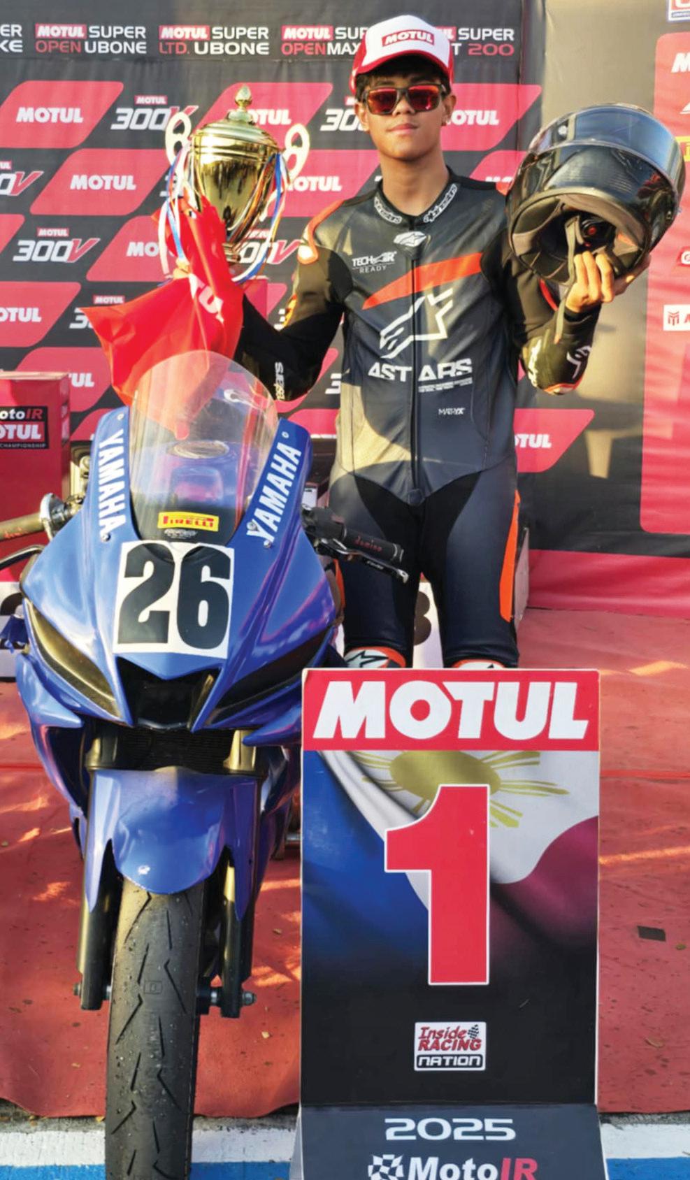 Christwil Villanueva kicks off new racing season with a bang