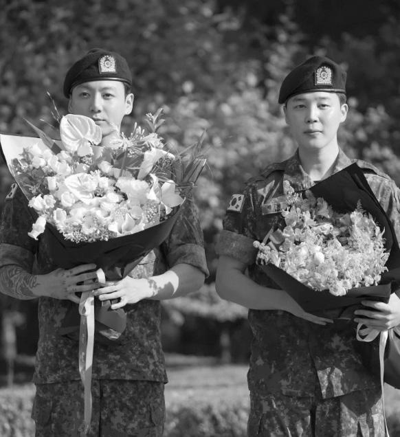 Tears, tattoos, Cartier watches: fan frenzy at BTS army discharge