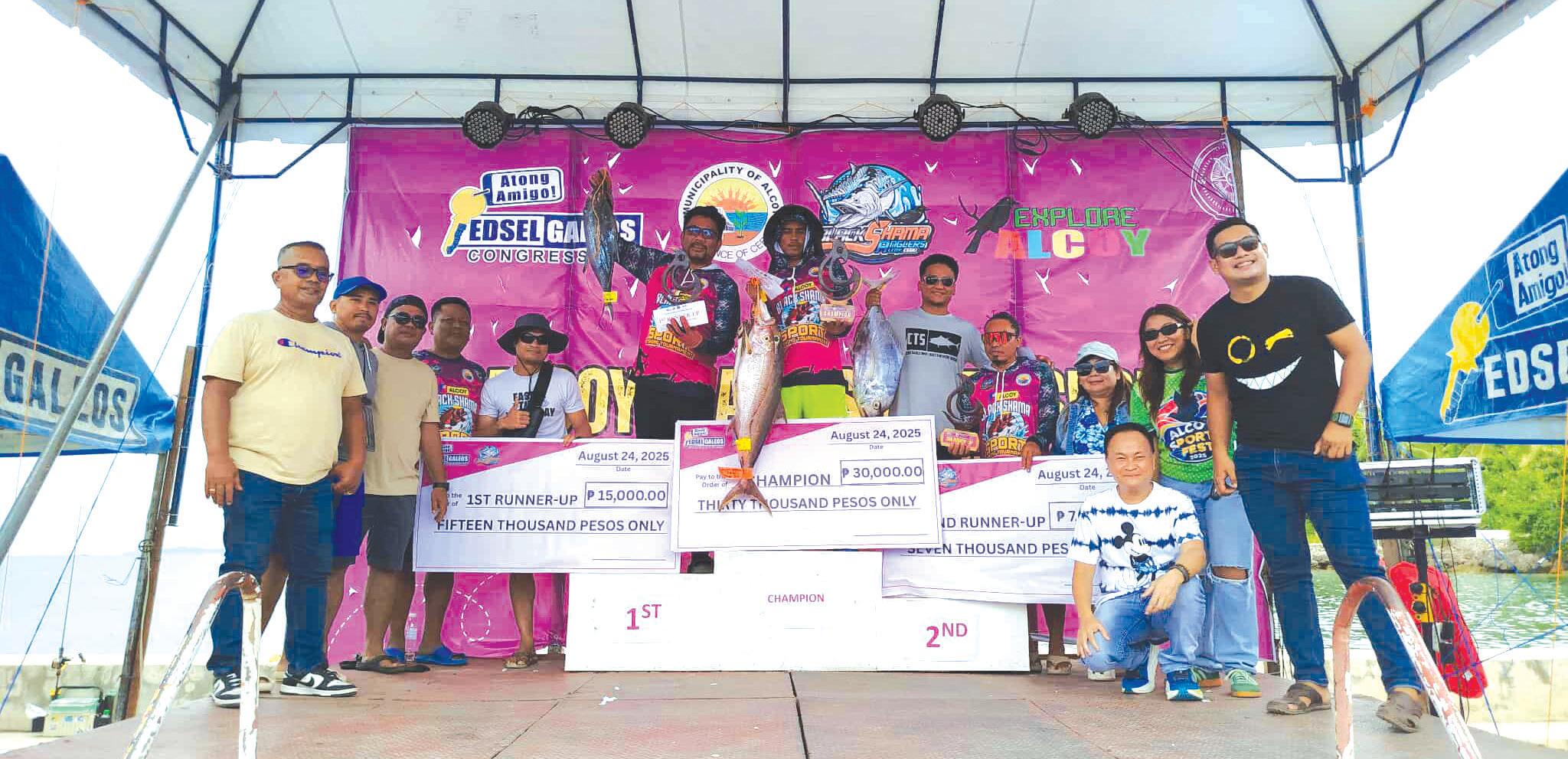 1st Alcoy Black Shama Fishing draws over 300 participants