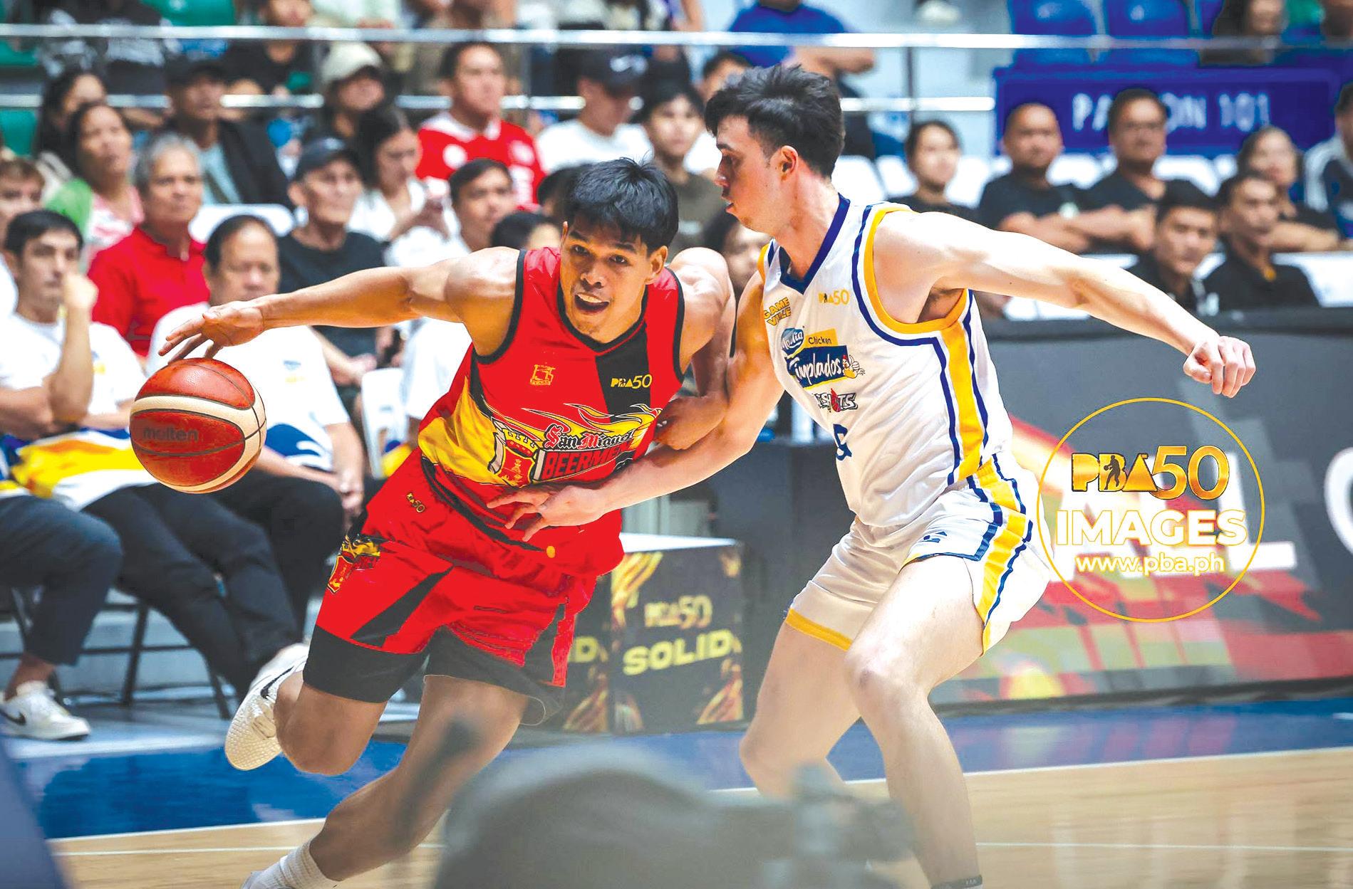 Trollano lifts San Miguel. Williams turns back clock in TNT victory