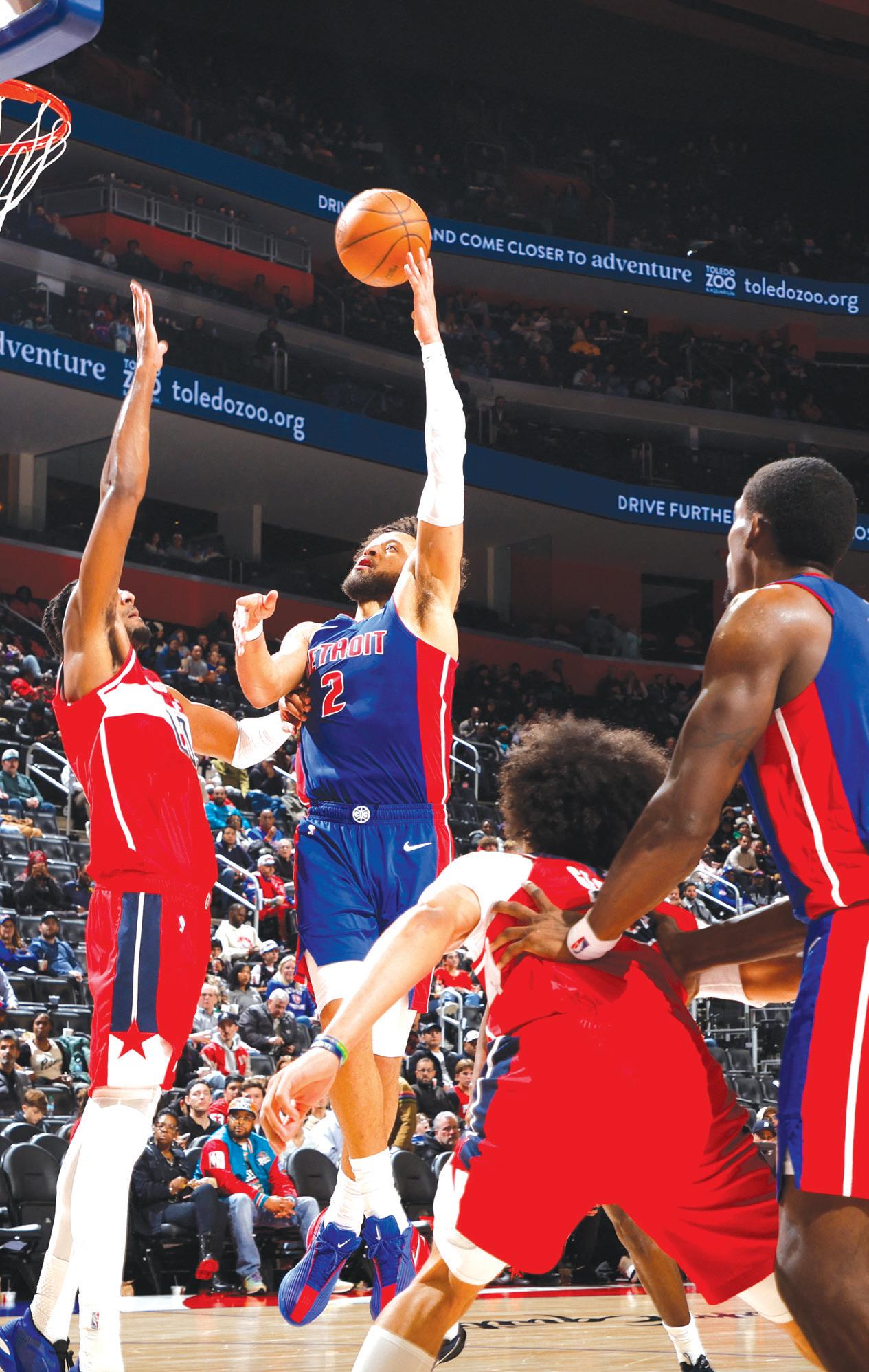 Pistons win streak hits seven on night of NBA thrillers