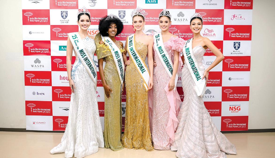 Phl places 4th RU in Miss Int'l 2025