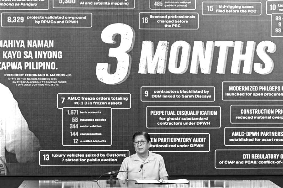 Flood scandal backfires as Marcos ratings dive