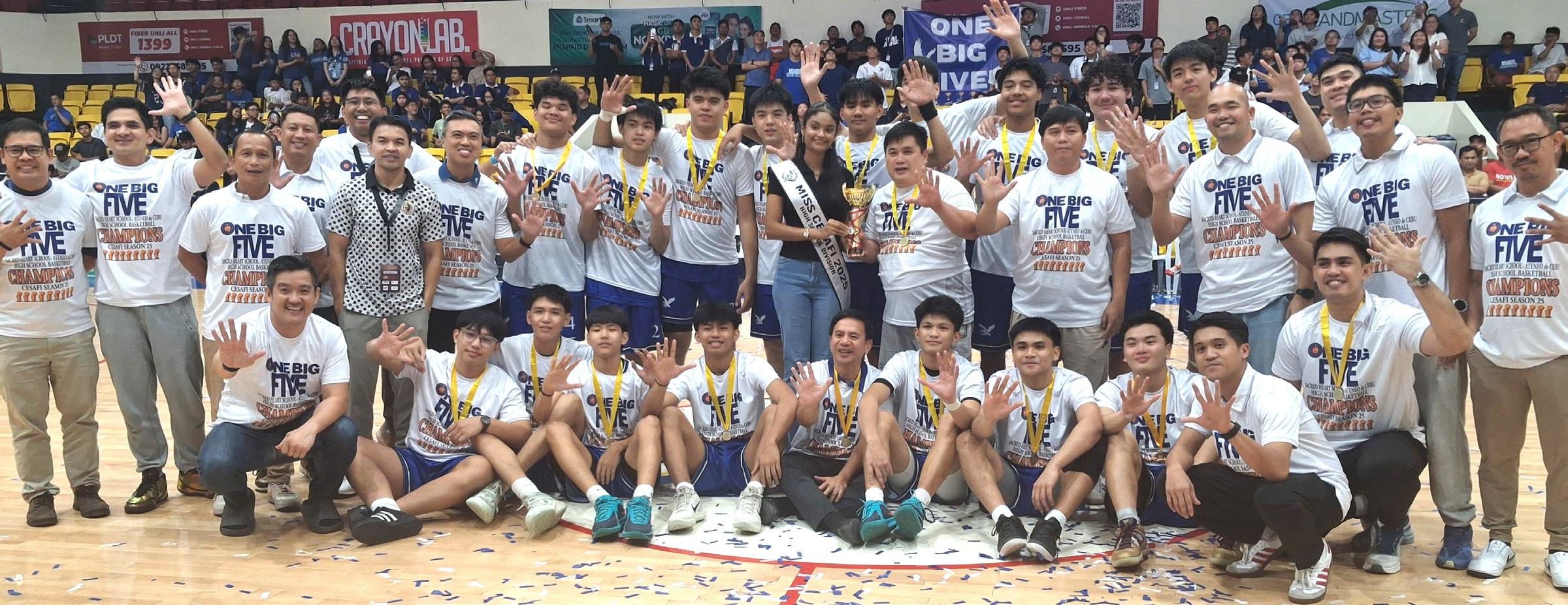 Magis Eagles soar to historic five-peat
