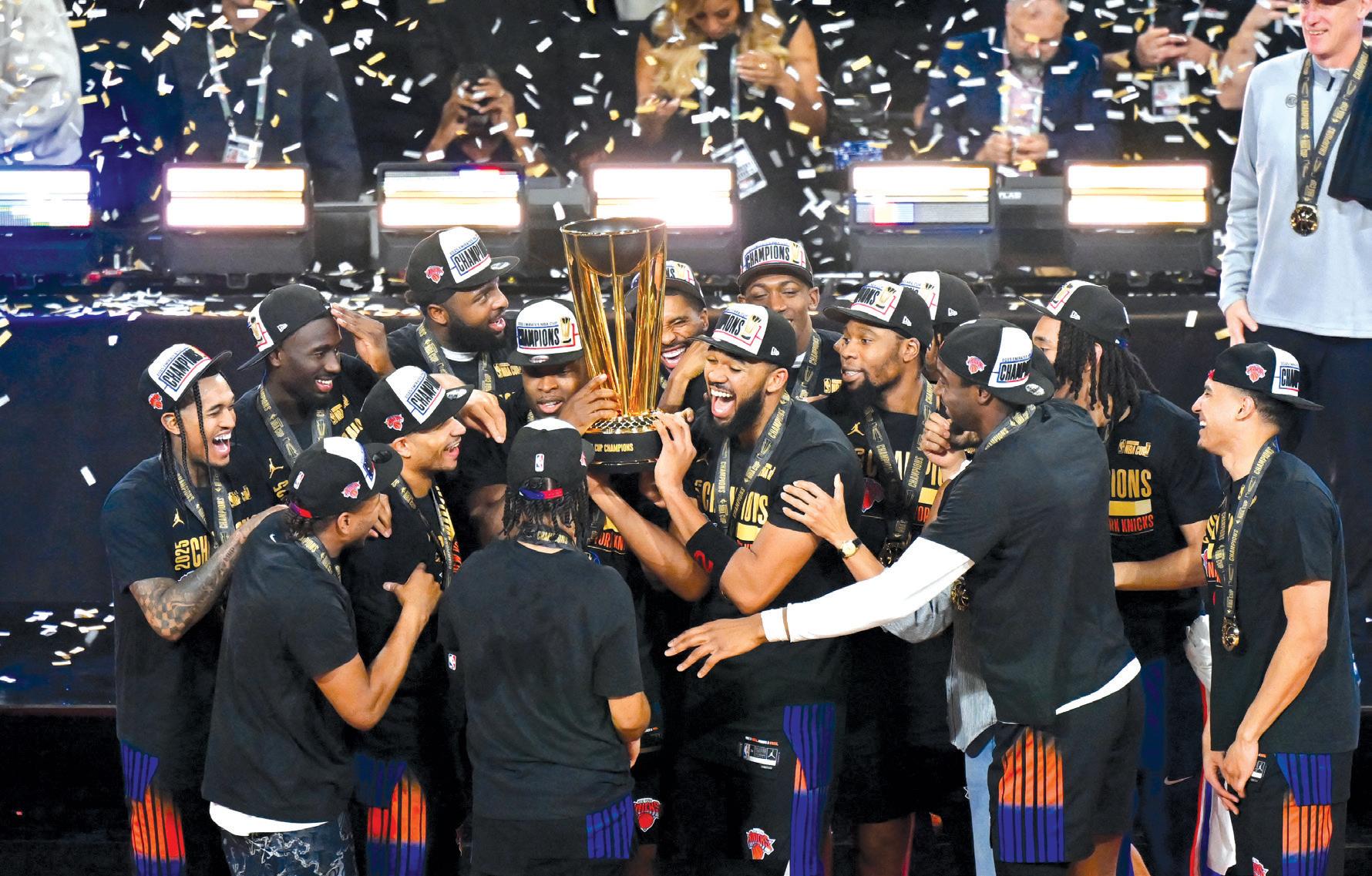 Knicks win NBA Cup, end 52-year trophy drought