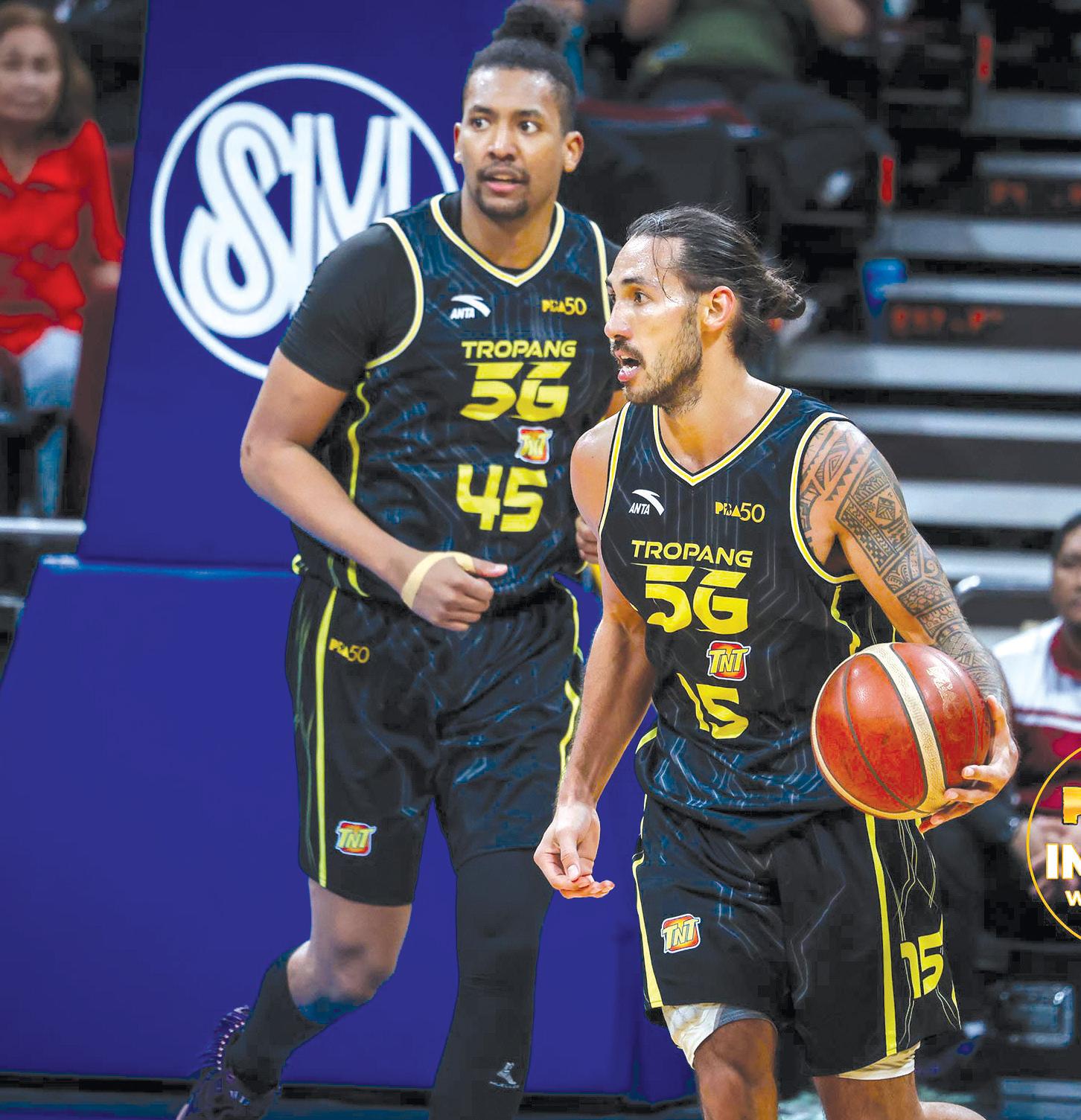 TNT eyes Finals berth;SMB, Ginebra gun for pivotal lead
