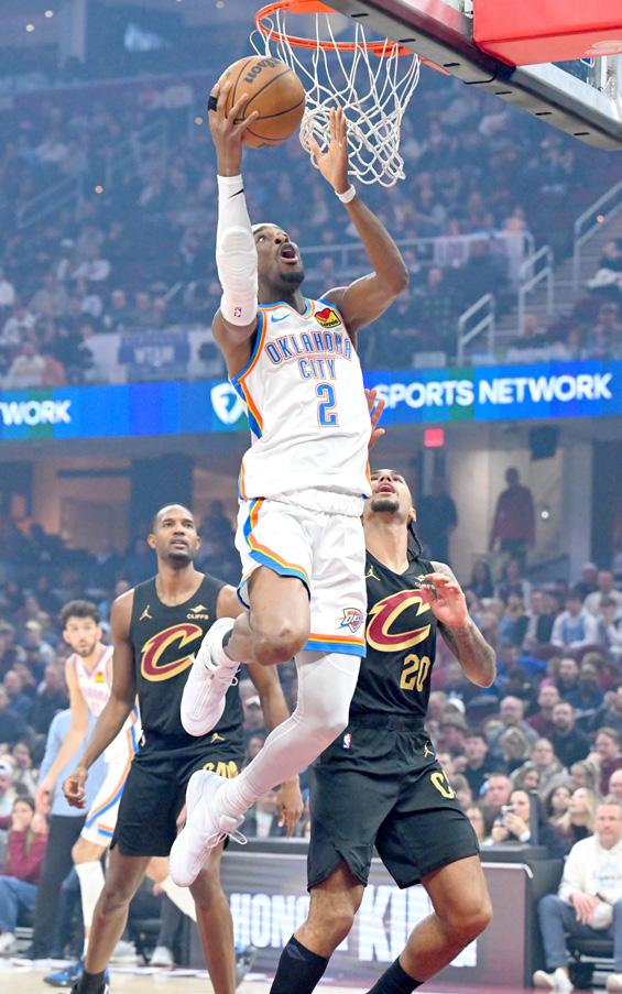 Shai leads Thunder in rout of Cavaliers