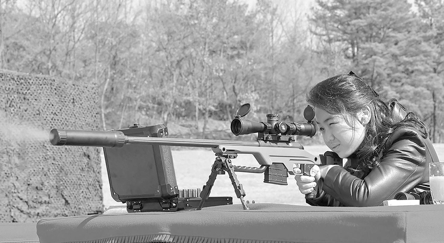 NKorea unveils image of leader's daughter firing rifle