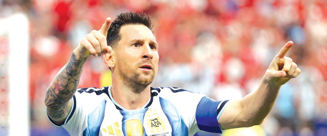 Messi makes World Cup history