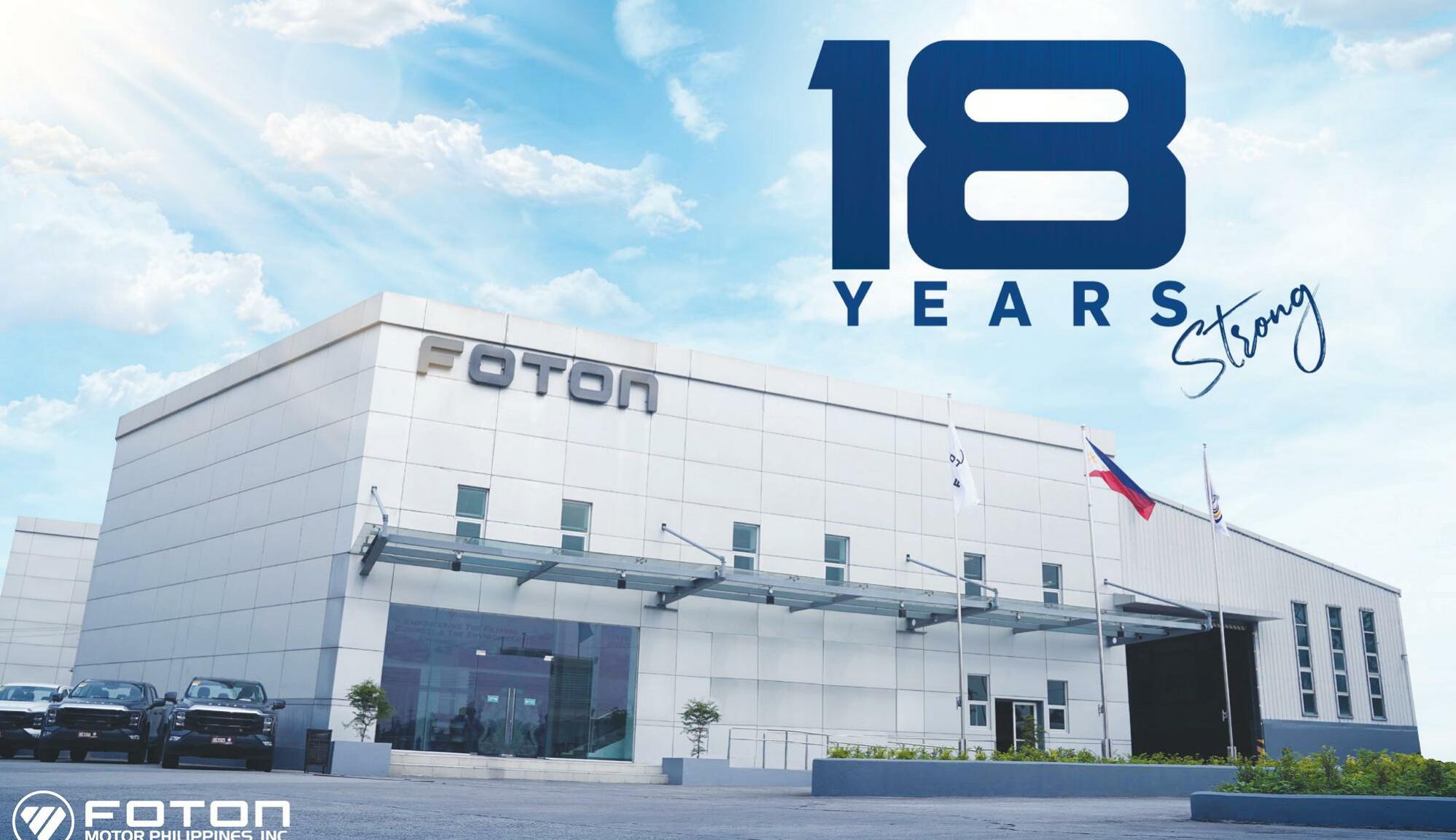 FOTON MARKS 18 YEARS IN THE PHILIPPINES