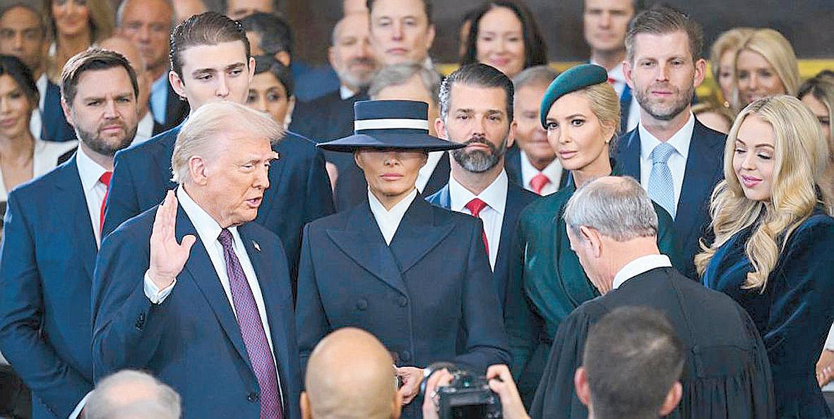 MELANIA'S HAT OVERSHADOWS TRUMP'S INAUGURAL