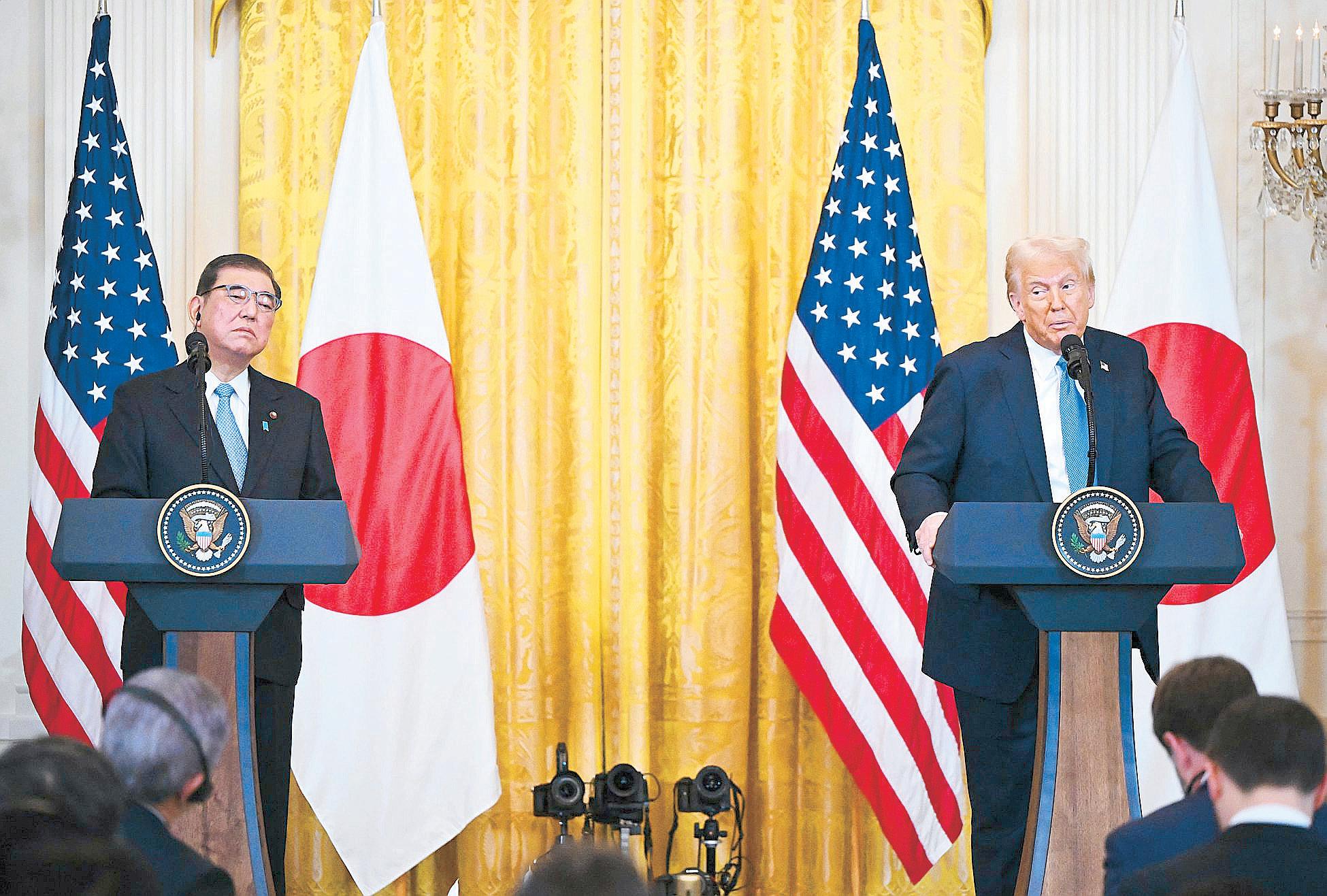 Japan PM. Trump play nice despite tariff threat