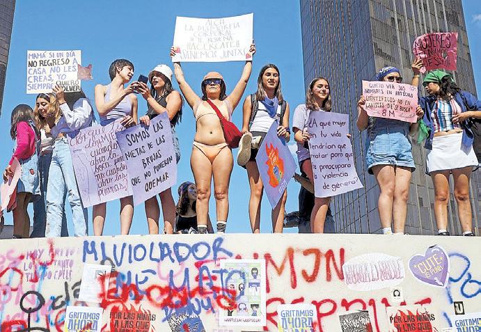 Int'l Women's Day protests demand end to sex violence
