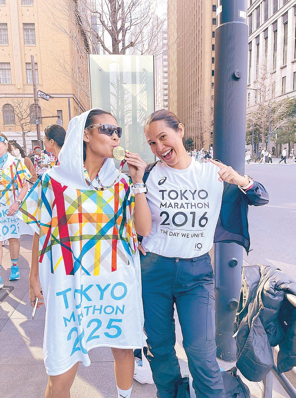 升の山 山 MAKE OUR KIDS DO A SORTS OF STUFF LIKE RUN A MARATHON