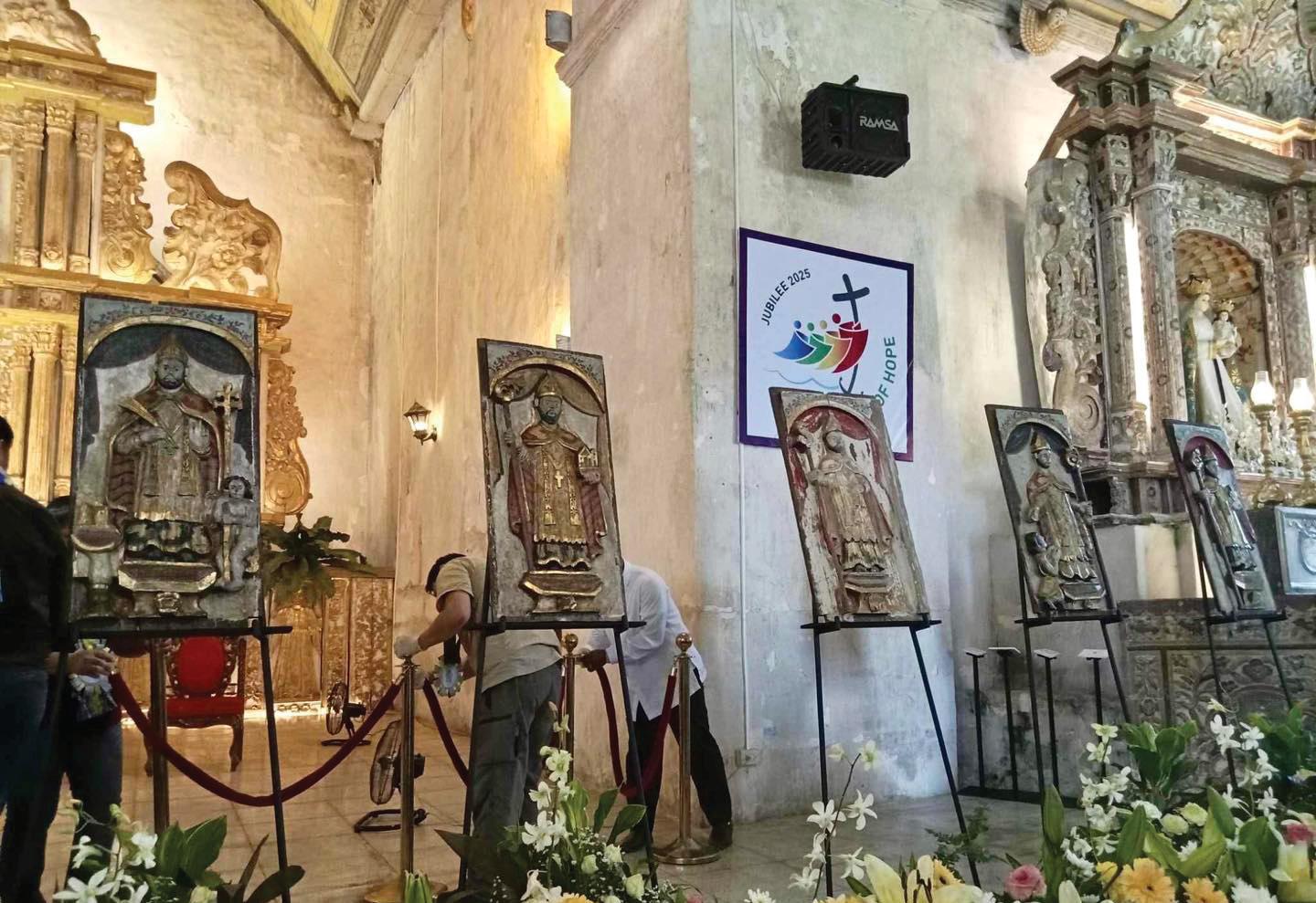 Missing pulpit panels returned to Cebu church