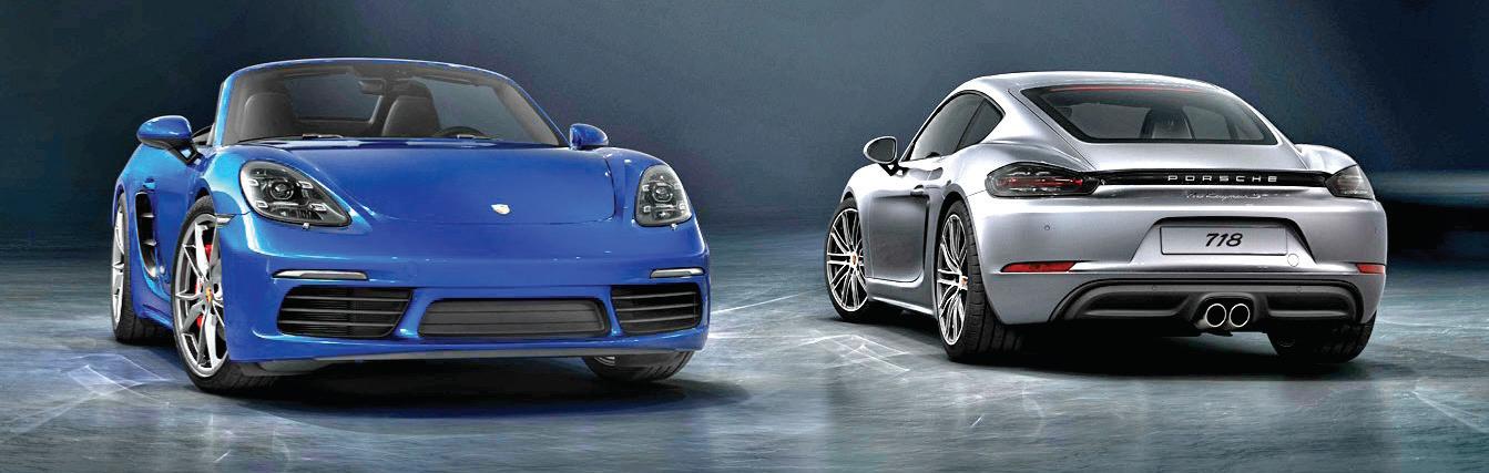 718 Boxster and 718 Cayman: Shaped by Porsche's performance DNA