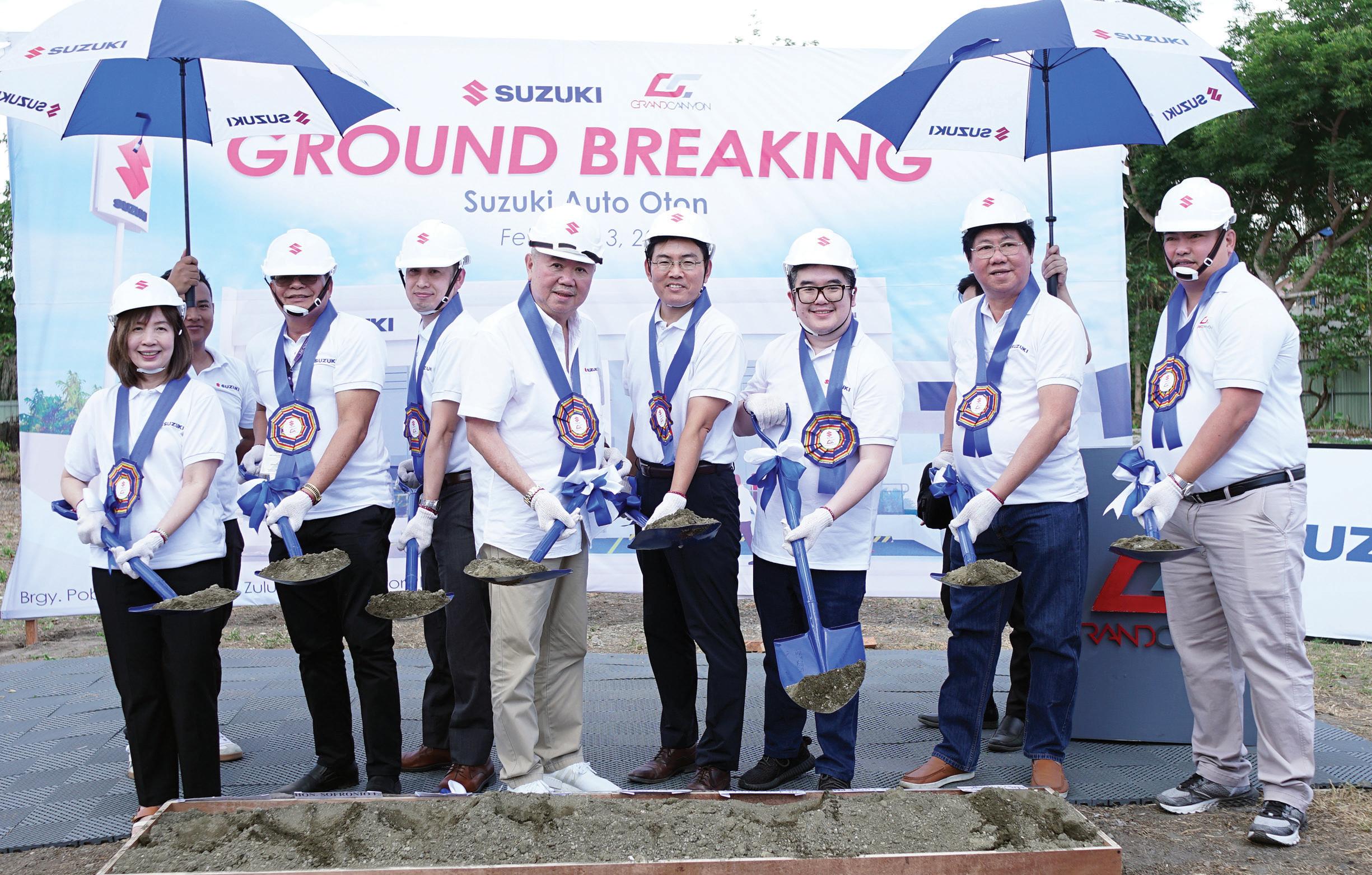 Suzuki PH, Grand Canyon Multi Holdings Inc. break ground on new Suzuki Auto Oton dealership