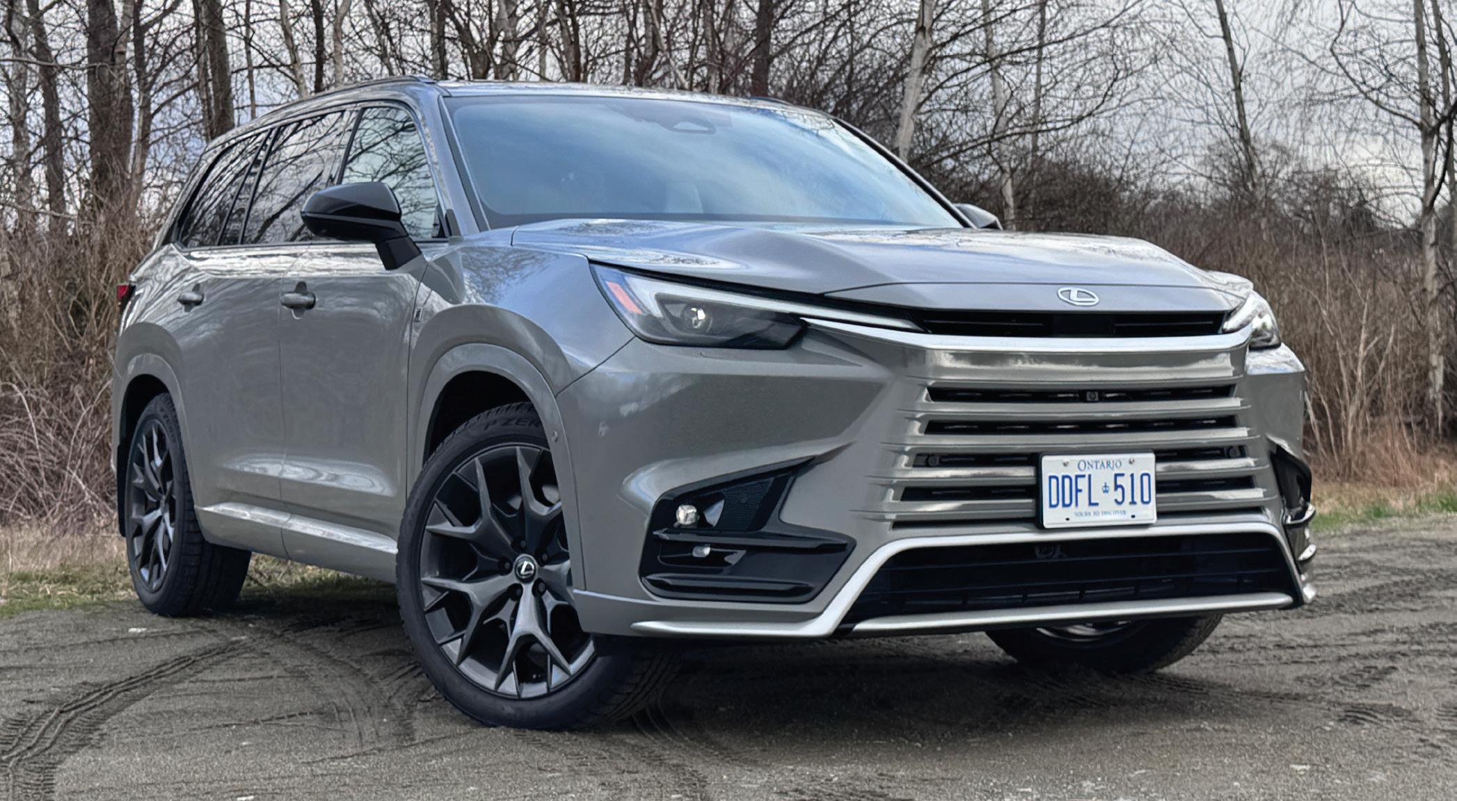 2025 Lexus TX 500h F Sport Handling: Three rows, Zero compromises