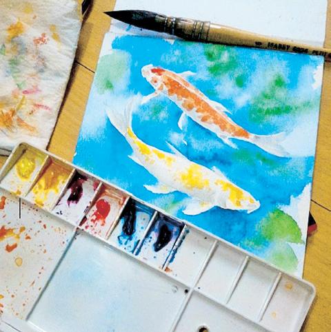 Watercolor workshop for beginners at Sunshine Place