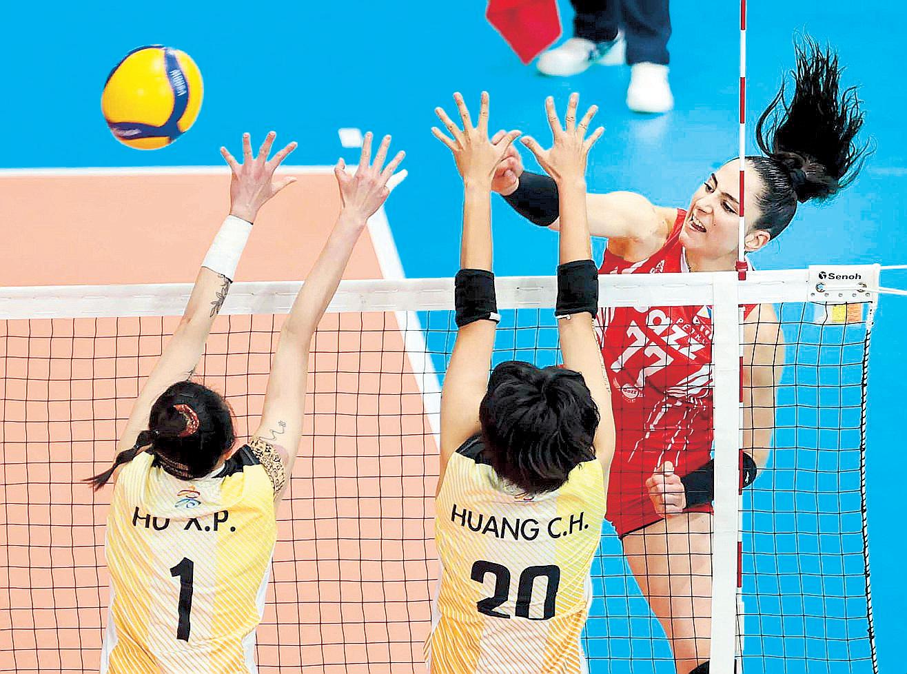 Angels downed by Taiwanese spikers