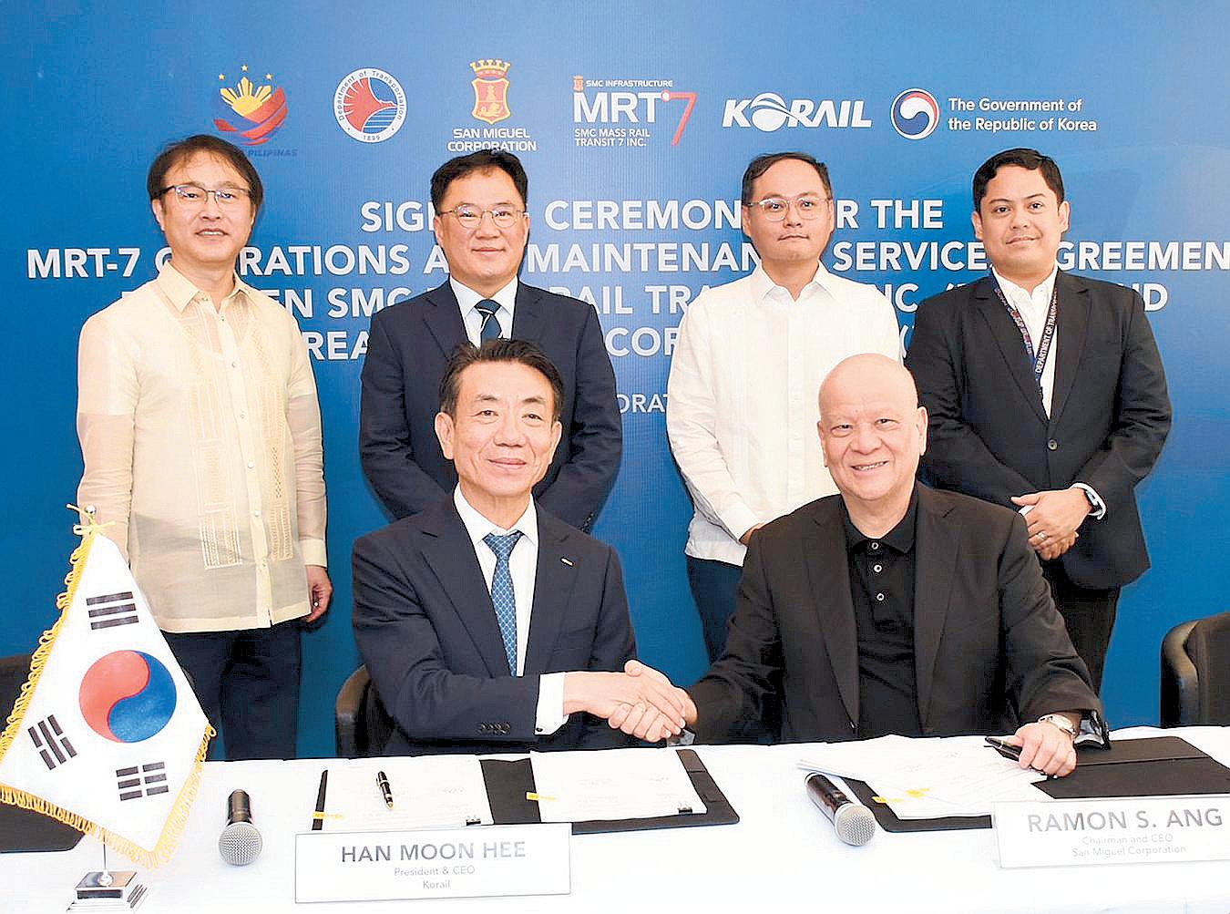 Korean rail operator tapped to prepare MRT-7 operations