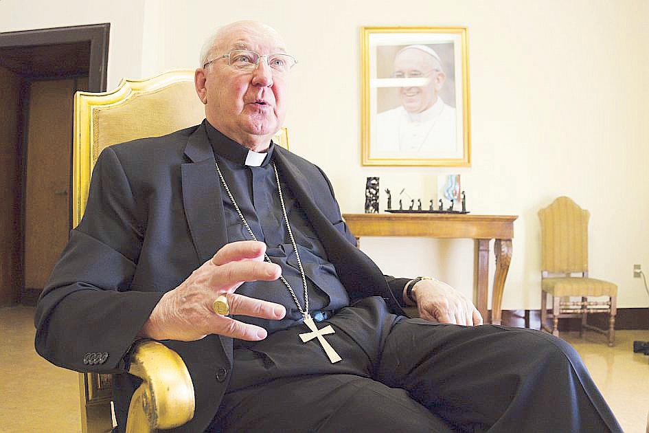 Irish-born American cardinal entrusted as 'camerlengo'