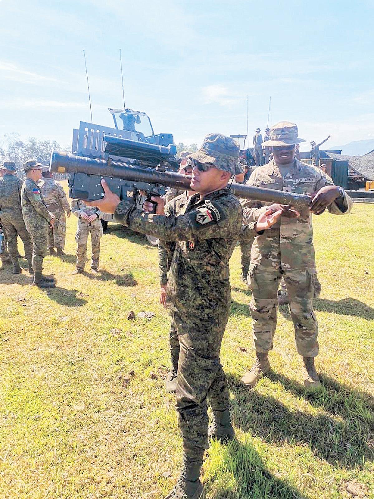 Phl, US troops exchange notes on air defense