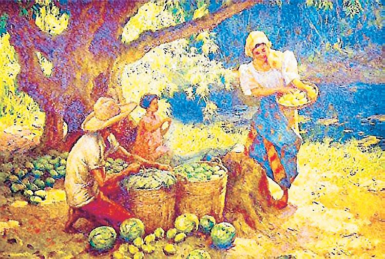 Stolen 'Amorsolo' back at Negros museum