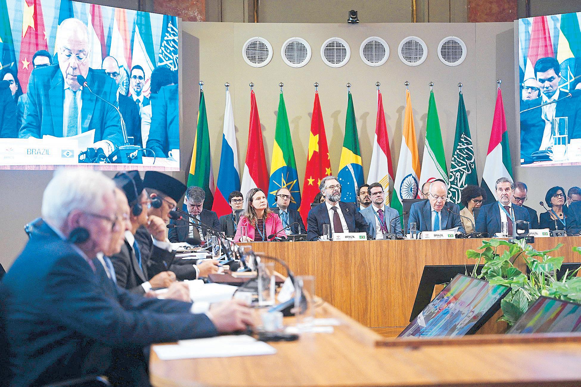 BRICS nations discuss shared response to Trump trade policies