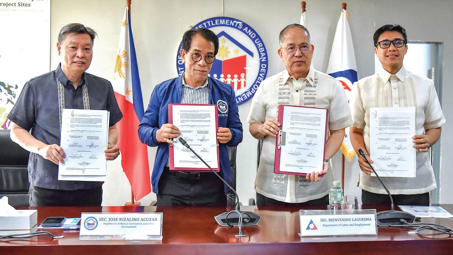 DOLE-ECC, DHSUD Ink Deal for Workers' Rehab Complex