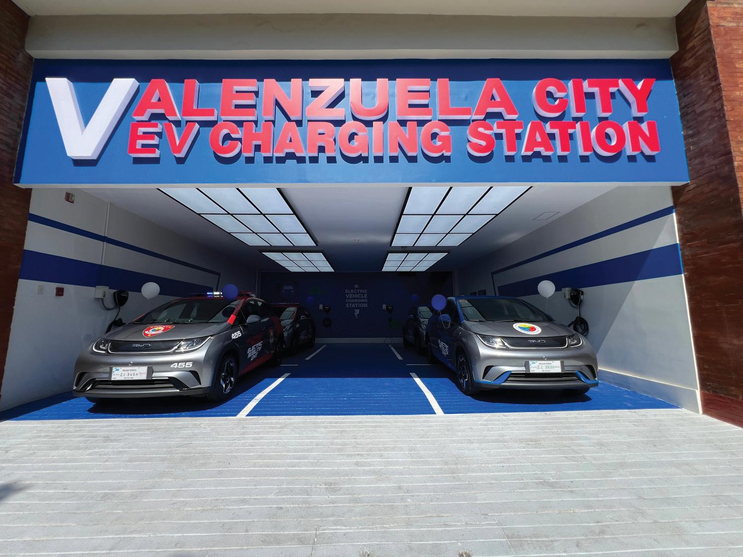 Valenzuela unveils its pod of BYD Dolphins for police force