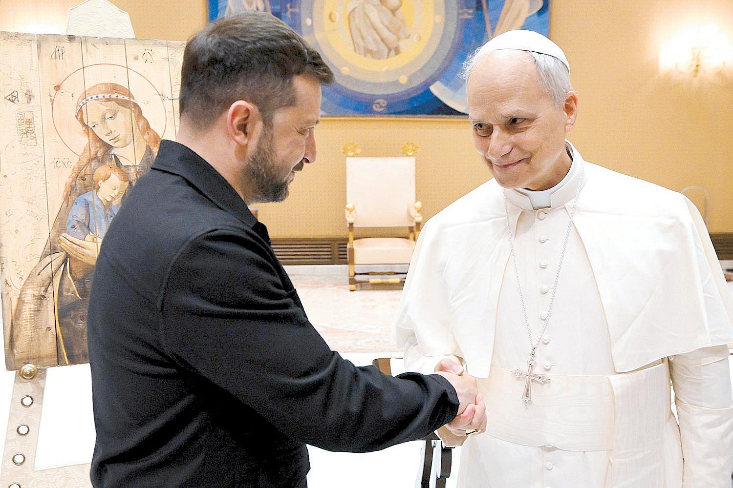 Pope Leo willing to host Ukraine peace talks - Meloni