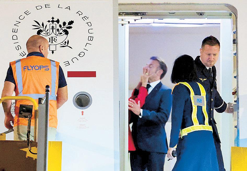 Macron denies dispute with wife, blames disinformation